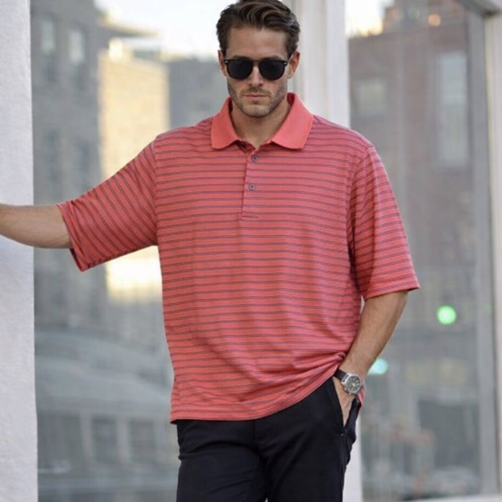 Roundtree & Yorke Wicking Polo Golf Shirt Size 2XT
